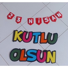 Aydede Oyunevi 23 Nisan Keçe Pano Gösteri Hatıra Panosu ve Sınıf Süsleme Paketi