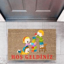Modfex Kapı Önü Paspası Dekoratif Dijital Baskı ÇOCUKLARP-2717