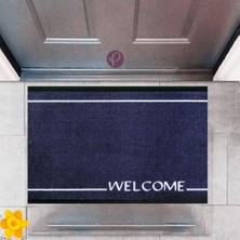 Modfex Kapı Önü Paspası Dekoratif Dijital Baskı Welcome P-2338