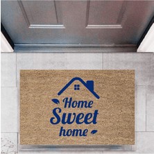 Modfex Kapı Önü Paspası Dekoratif Dijital Baskı Home Sweet Home P-2321