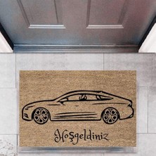 Modfex Kapı Önü Paspası Dekoratif Dijital Baskı Arabalar P-2711