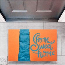 Modfex Kapı Önü Paspası Dekoratif Dijital Baskı Home Sweet Home P-2328