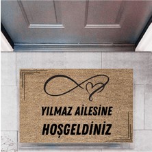 Modfex Kapı Önü Paspası Dekoratif Dijital Baskı Kişiye Özel P-2503