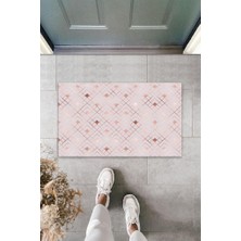 Modfex Dijital Baskı Pudra Küçük Kare Paspas K-3197