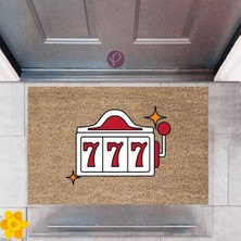 Modfex Kapı Önü Paspası Dekoratif Dijital Baskı Şans Makinesi P-2403