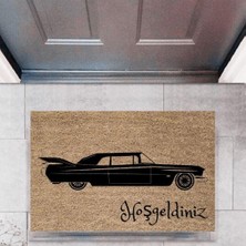 Modfex Kapı Önü Paspası Dekoratif Dijital Baskı Arabalar P-2705