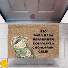 Modfex Kapı Önü Paspası Dekoratif Dijital Baskı 520 Para P-2478