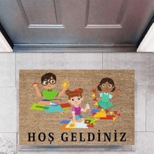 Modfex Kapı Önü Paspası Dekoratif Dijital Baskı ÇOCUKLARP-2719