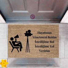 Modfex Kapı Önü Paspası Dekoratif Dijital Baskı Yönetmen P-2390