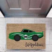 Modfex Kapı Önü Paspası Dekoratif Dijital Baskı Arabalar P-2695