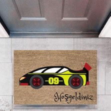 Modfex Kapı Önü Paspası Dekoratif Dijital Baskı Arabalar P-2698