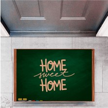Modfex Kapı Önü Paspası Dekoratif Dijital Baskı Home Sweet Home P-2332