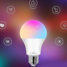 Fulltech Akıllı Rgb LED Lamba Ampul Wifi Tuya Destekli, 800 Lümen Akıllı Kontrol