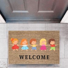 Miraxx Kapı Önü Paspası Dekoratif Dijital Baskı ÇOCUKLARP-2724