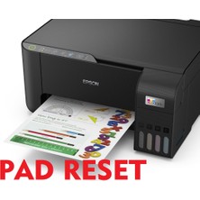 Starprint Epson L3166 Yazıcı Için Atık Mürekkep Pedi ve Reset Programı Keçe + Program