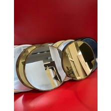 Arel Dekor 40 cm Dekoratif Yuvarlak Ayna |  Pleksi gold Ayna