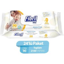 Fibril Baby Sensitive Islak Mendil 24x90 Lı Paket 2160 Yaprak