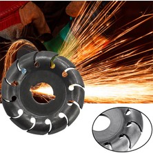 Liscop 2 Adet 90MM Ahşap Oyma Diski 12 Diş Ahşap Şekillendirme Diski 16MM Delik Çok Fonksiyonlu Taşlama Eki 100/115 Açı Öğütücü Ağaç Işleme Aleti (Yurt Dışından)