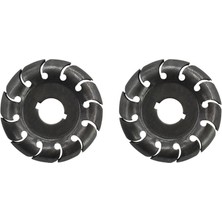 Liscop 2 Adet 90MM Ahşap Oyma Diski 12 Diş Ahşap Şekillendirme Diski 16MM Delik Çok Fonksiyonlu Taşlama Eki 100/115 Açı Öğütücü Ağaç Işleme Aleti (Yurt Dışından)