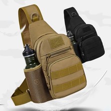 Pdrplnt Haki-Erkek Taktik Omuzdan Askili Çanta Yürüyüş Sırt Çantası Naylon Açık Avcılık Kamp Balıkçılık Molle Ordu Trekking Askeri Göğüs Tek Kollu Çanta (Yurt Dışından)