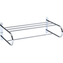 DUXXA Lamalı Raf Havluluk Ø19 SS 304 Paslanmaz 51x30cm