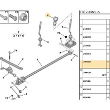 Bitapart Vites Topuzu 206  (BPE436021-2403.V0-2403.X9)