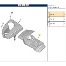 Fase Motor Üst Kapak Bakalit C2 C3 206 307 Dw4 (22221001-013742)