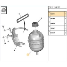 Kale Yedek Su Deposu 206 (343935-SPK220-132311)