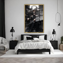 Gaagart Metal Çerçeveli  Cam Tablo Film Karakteri Yoo Joonghyuk