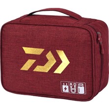 Tlg Shop Jiuhongjin Tarzı Açık Balıkçılık Makaraları Çantası Çok Amaçlı Büyük Kapasiteli Çıkarılabilir Bölme Su Geçirmez Ayarlanabilir Balıkçılık Reel Saklama Kutusu Çanta (Yurt Dışından)