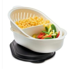Tupperware Beyaz Oval Servis Oval
