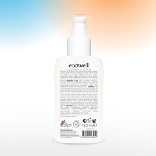 Ecowell Güneş Losyonu, SPF30 Organik & Vegan Sertifikalı, Mineral Filtre, Yüz ve Vücut, UVA UVB Koruma 150ml