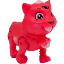 Farbu Poşetli Pilli Kedi 776-7,SESLI Işıklı Sevimli Oyuncak Kedi