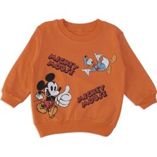 Bebelop Erkek Bebek Mickey Mouse Disyney Baskılı 2'li Alt Üst Takım