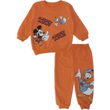 Bebelop Erkek Bebek Mickey Mouse Disyney Baskılı 2'li Alt Üst Takım