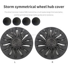 Tes Store Tesla Model Y/3 19" Jant Kapak Takımı Tesla Logolu (High Performance Symmetrical)