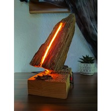 Mu Art N Craft Gneıss Kaya Aydınlatmalı Elyapımı Ev Dekoru