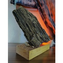 Mu Art N Craft Gneıss Kaya Aydınlatmalı Elyapımı Ev Dekoru
