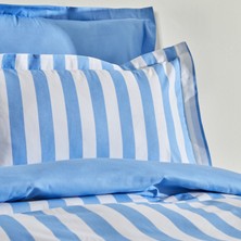Karaca Home Brine %100 Pamuk Tek Kişilik Nevresim Takımı Mavi