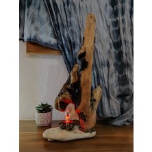 Mu Art N Craft Drıftwood Aydınlatmalı Elyapımıev Dekoru
