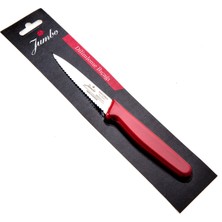 Jumbo Practico Red Tırtıklı Soyma Bıçağı - 9 cm