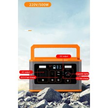 Taşınabilir Güç Kaynağı Acil Durum Kamp Doğa Tekne Batarya Wireless Şarj ve Aydınlatma Güç Ünitesi