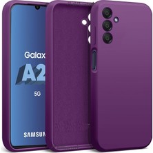 M.tk moveteck Samsung Galaxy A25 Kılıf Kamera Korumalı Mat Hisli Içi Kadife Süet Yumuşak Renkli Lansman Silikon