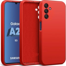 M.tk moveteck Samsung Galaxy A25 Kılıf Kamera Korumalı Mat Hisli Içi Kadife Süet Yumuşak Renkli Lansman Silikon