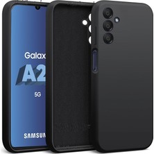 M.tk moveteck Samsung Galaxy A25 Kılıf Kamera Korumalı Mat Hisli Içi Kadife Süet Yumuşak Renkli Lansman Silikon