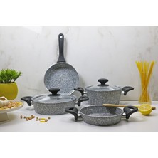 Evita Eco Bio Granit 6 Parça Tencere Set - Mini