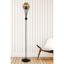 Begüsa Lapis Ayarlanabilir Lambader Siyah Bal Cam