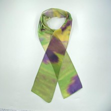 Tedz Collection Paredora Gölge Desenli Lacivert Yeşil Hippi Fular