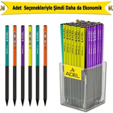 Adel Deep Üçgen Kurşun Kalem Siyah