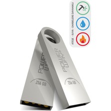 Powerway 256 GB Metal Flash Bellek Metal Tasarım USB Bellek The Latest Tecnology Data Traveler